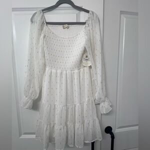 Alterd State Dress White and Gold